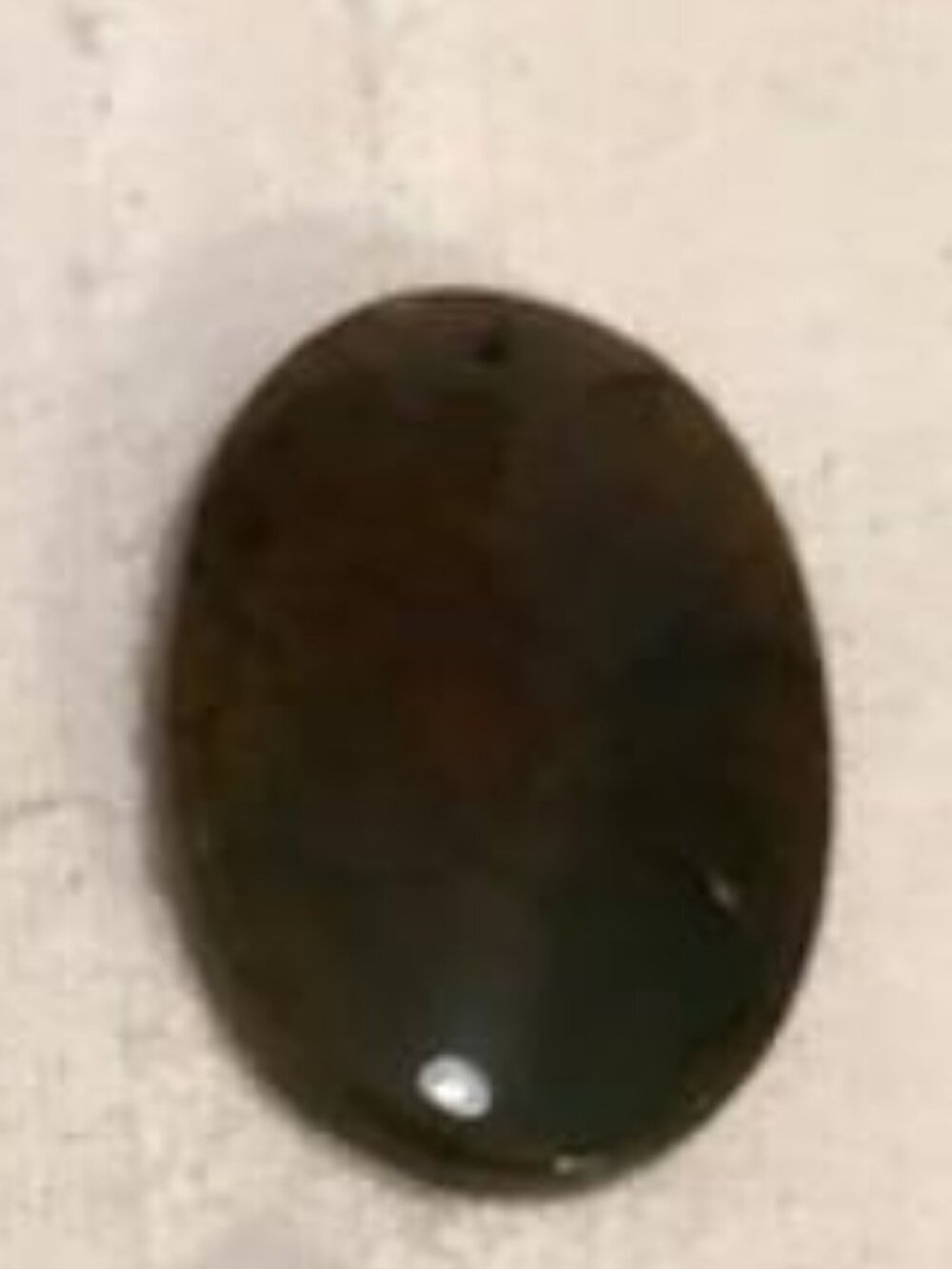 Brown Dragon Vein Agate gemstone cabochon Pendant Necklace Rock n Roll